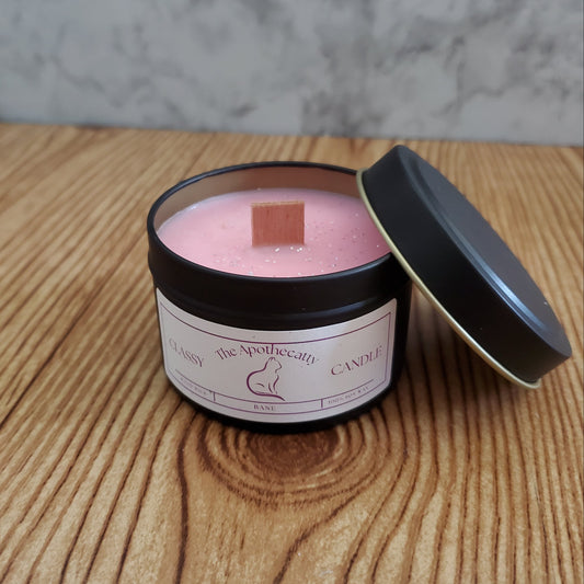 Class-y Soy Wax Candle (Wood Wick)