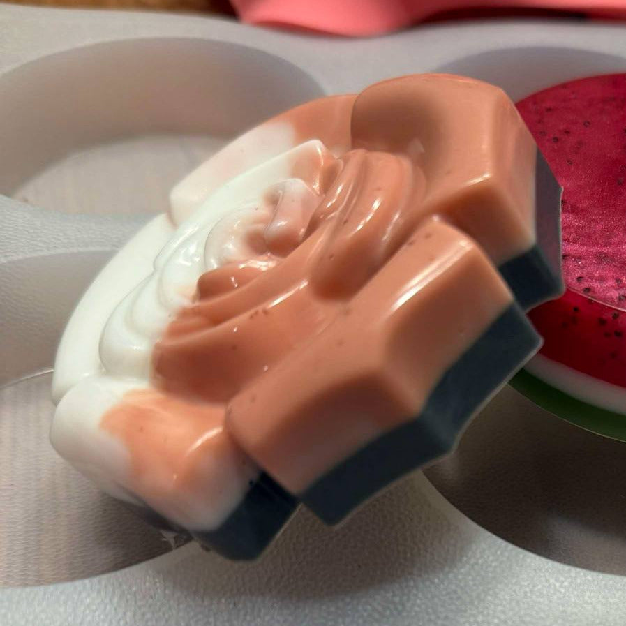 Lavender and Rose Charcoal Spa Bars