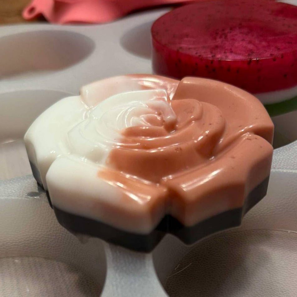 Lavender and Rose Charcoal Spa Bars